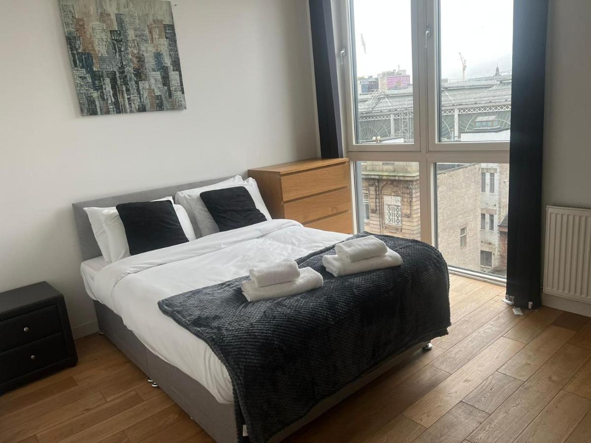 Modern 2Bd2Bath Apart Citycentre Глазго Экстерьер фото